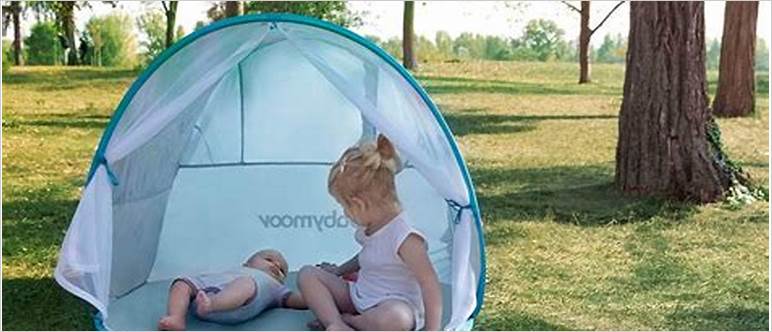 Modern baby beach tent